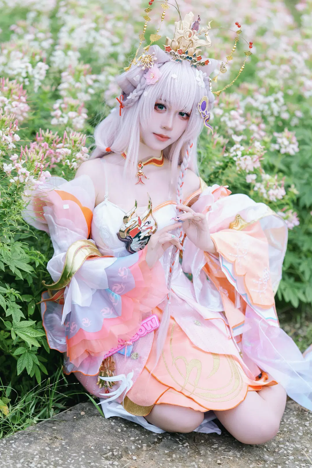 【西施cos】王者榮耀西施續相思，花海里的國風漫遊 - Kirito君 - 第3張