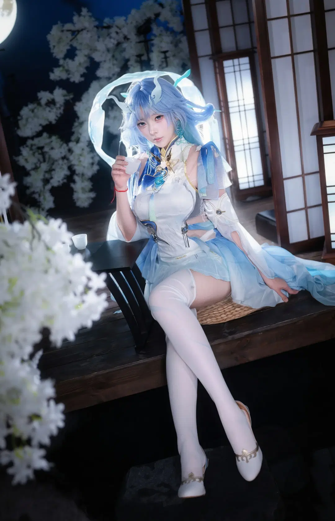 [Qingxiao cosplay] Wuthering Waves Xianxia Aesthetic: Poised with Sword, Aloof Charm Maxed Out by Kirito君 - Image 6