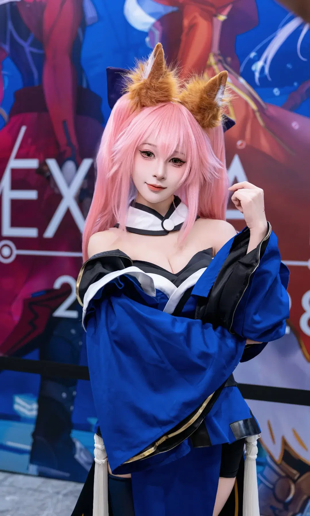 【玉藻前cos】CICF漫展现场，来一点小小的二次元震撼