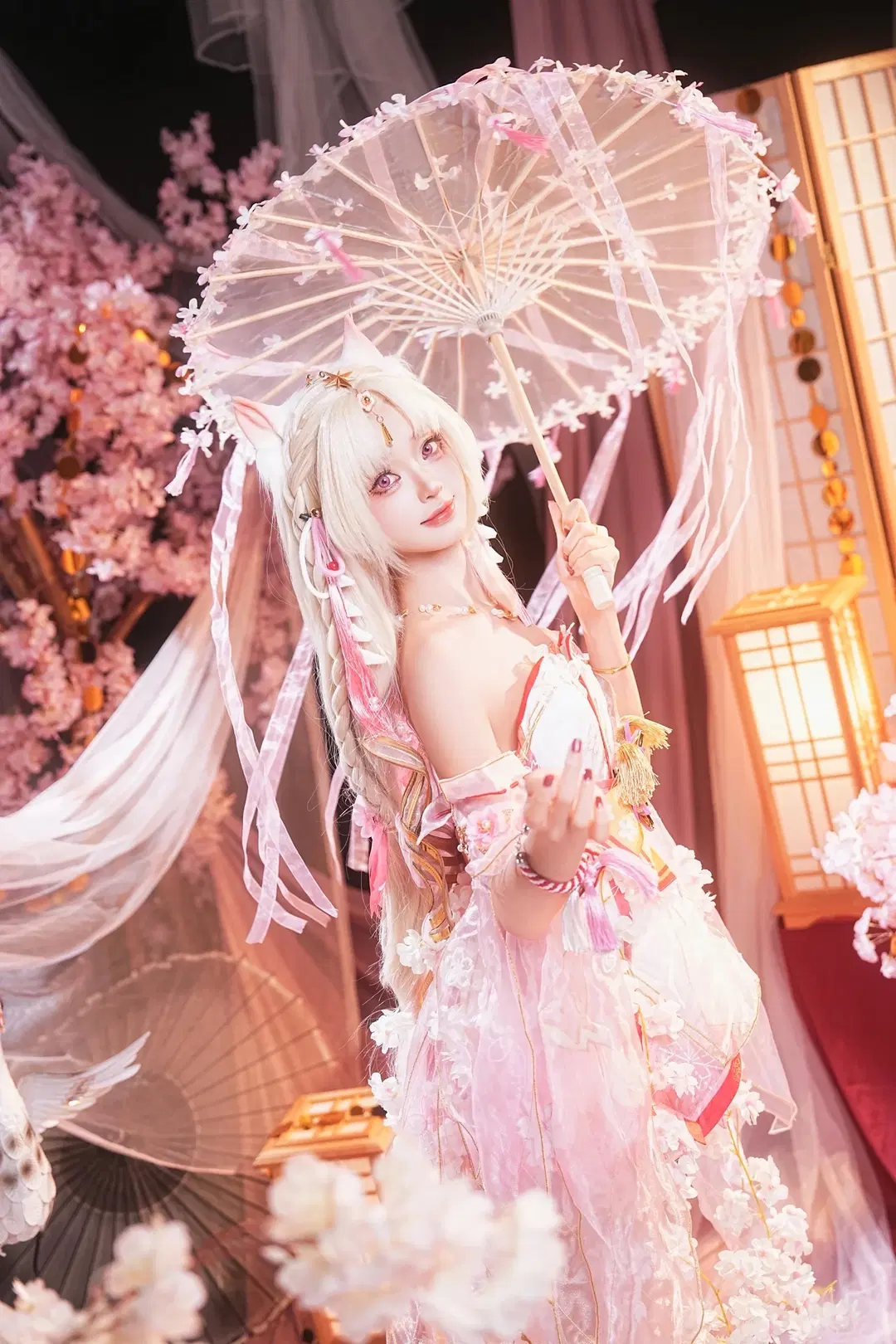 【胡桃cos】永劫无间樱云天女，和风装扮的视觉记录 - sakura雨尘酱 - 第4张