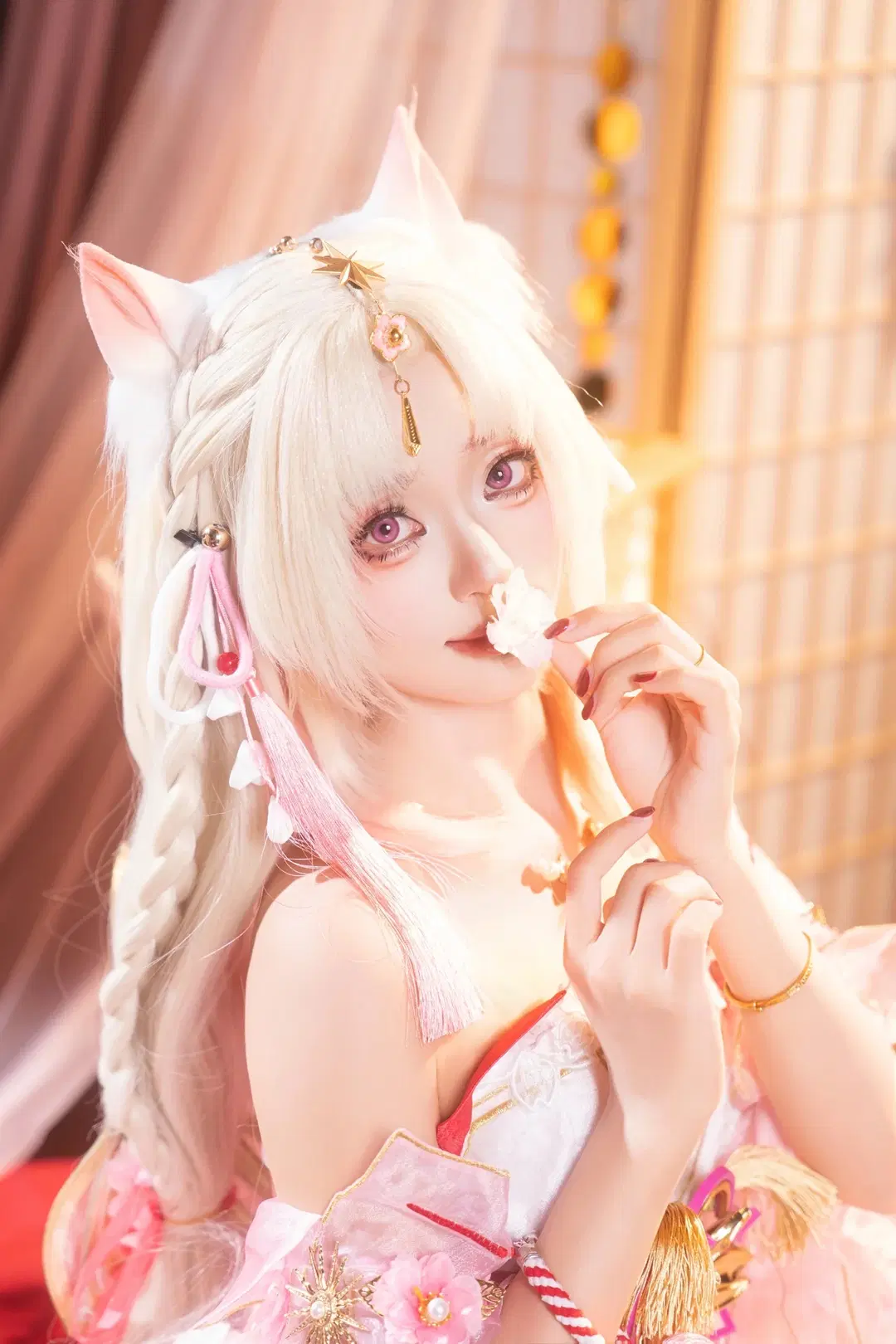 【胡桃cos】永劫无间樱云天女，和风装扮的视觉记录 - sakura雨尘酱 - 第8张