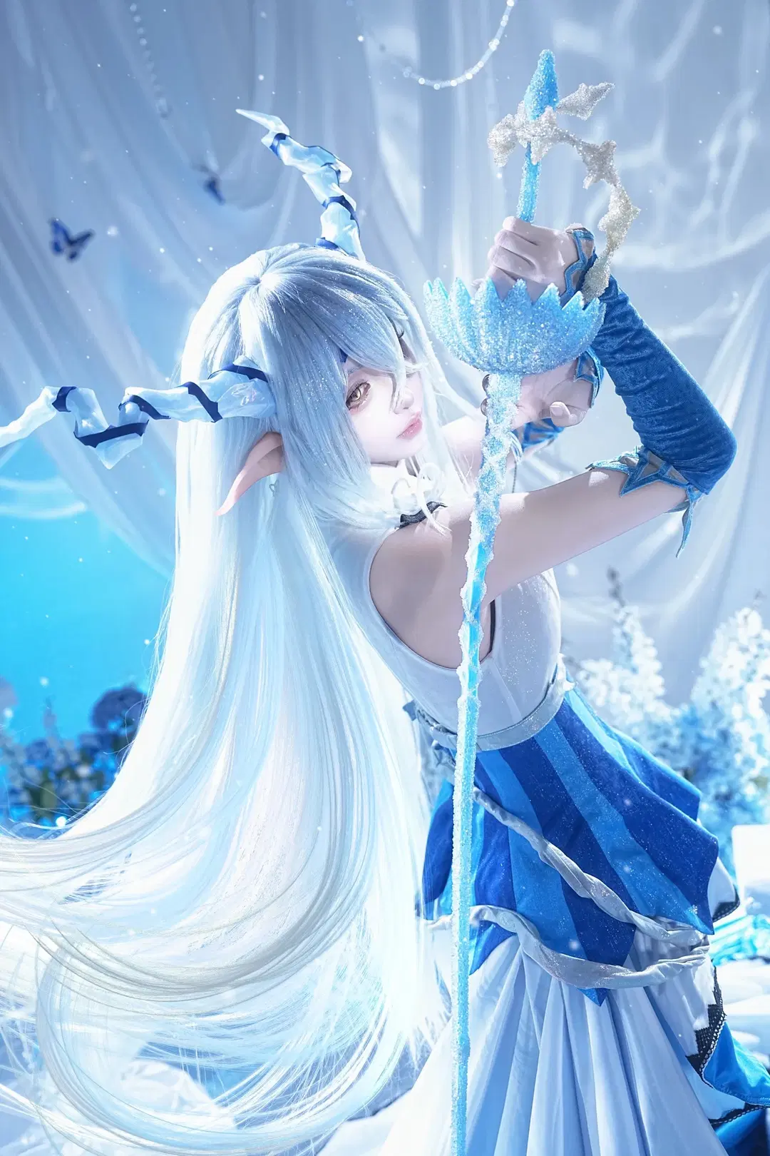 小莩cos 加油大魔王 冰蓝色调的梦幻时刻 - sakura雨尘酱 - 第5张