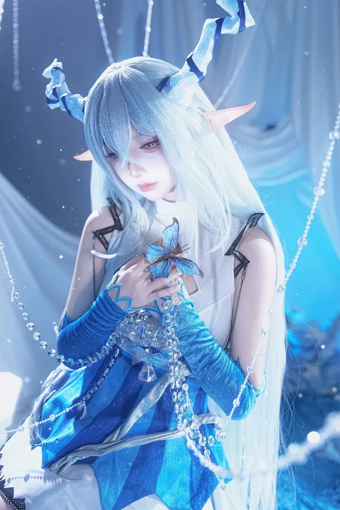 小莩cos 加油大魔王 冰蓝色调的梦幻时刻 - sakura雨尘酱 - 第7张