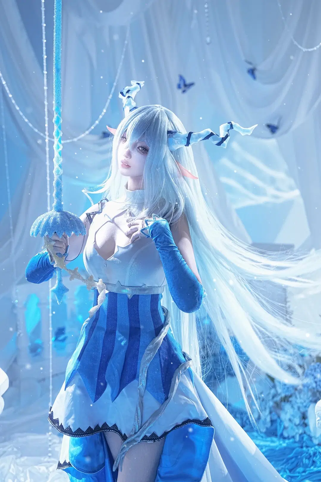 小莩cos 加油大魔王 冰蓝色调的梦幻时刻 - sakura雨尘酱 - 第8张