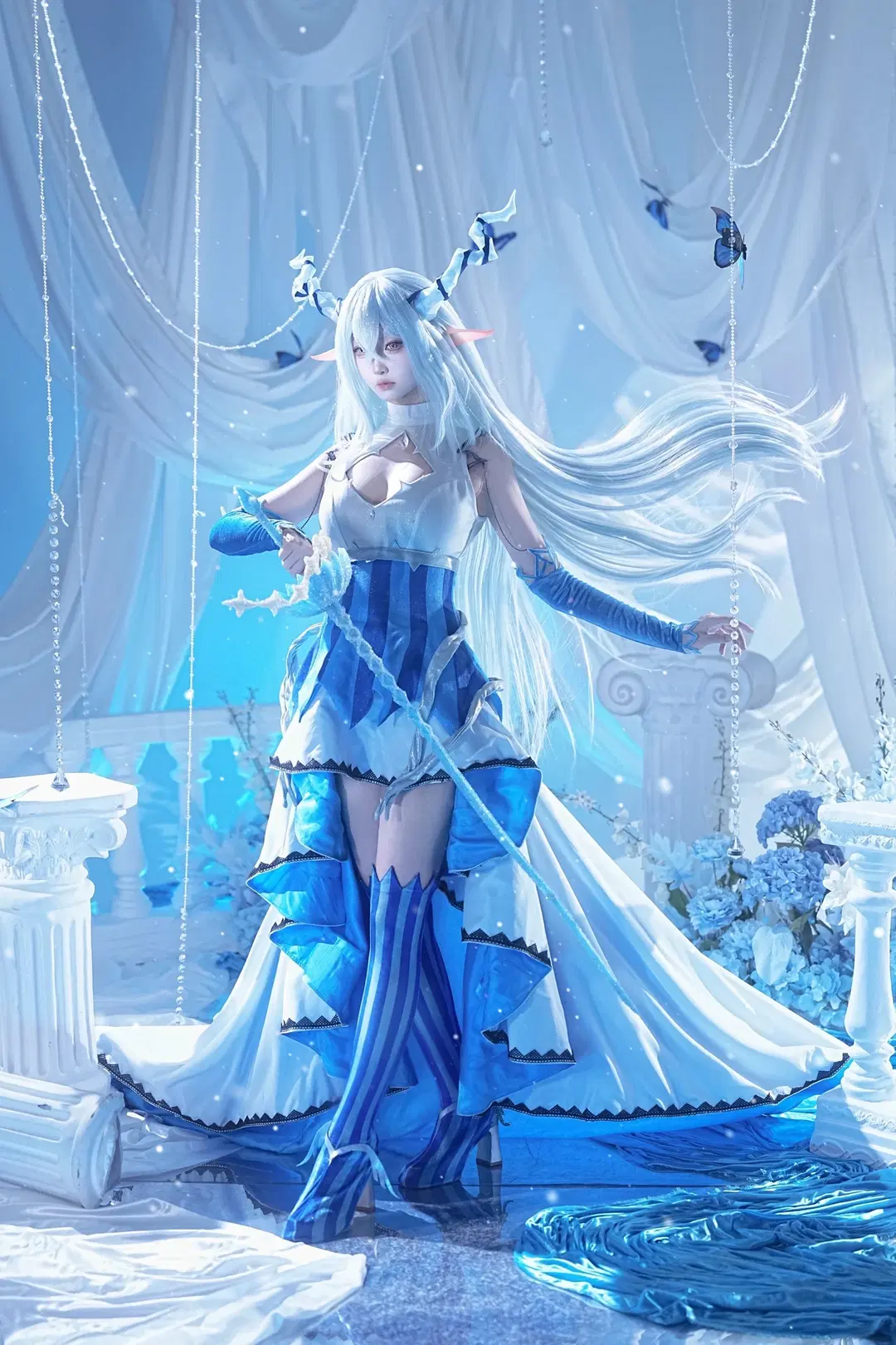 小莩cos 加油大魔王 冰蓝色调的梦幻时刻 - sakura雨尘酱 - 第9张