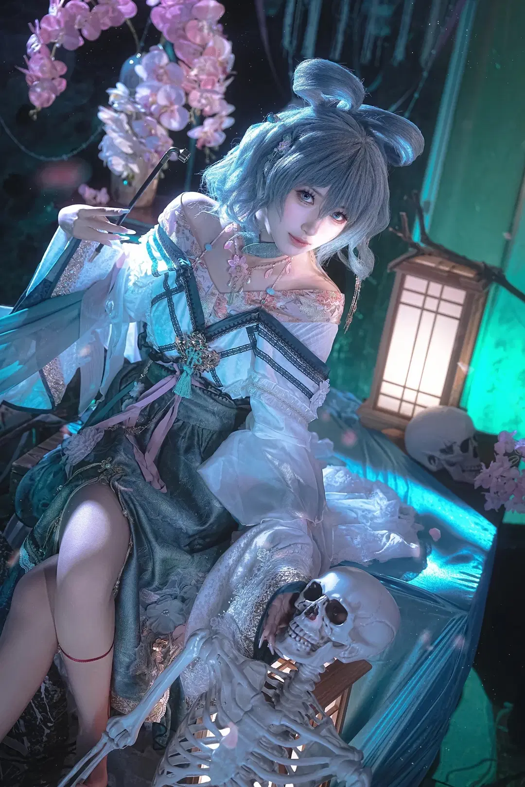 【霍青娥cos】东方project里的邪仙，幽冥幻境中的生死之舞 - sakura雨尘酱 - 第5张