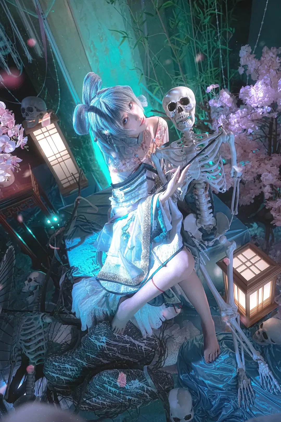 【霍青娥cos】东方project里的邪仙，幽冥幻境中的生死之舞 - sakura雨尘酱 - 第6张