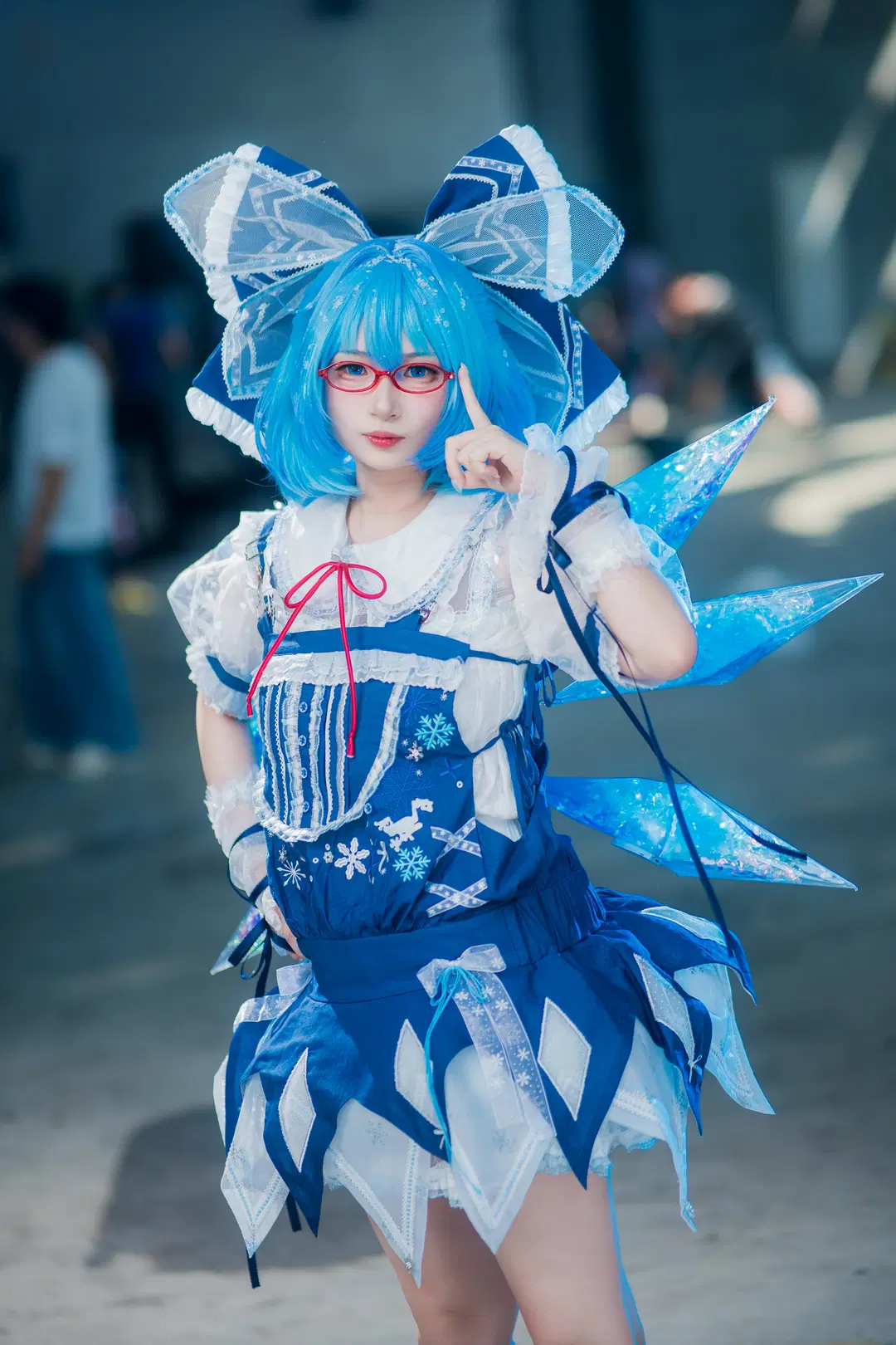 二次元, cosplay, 东方project, 琪露诺cos, 冰雪系cos
