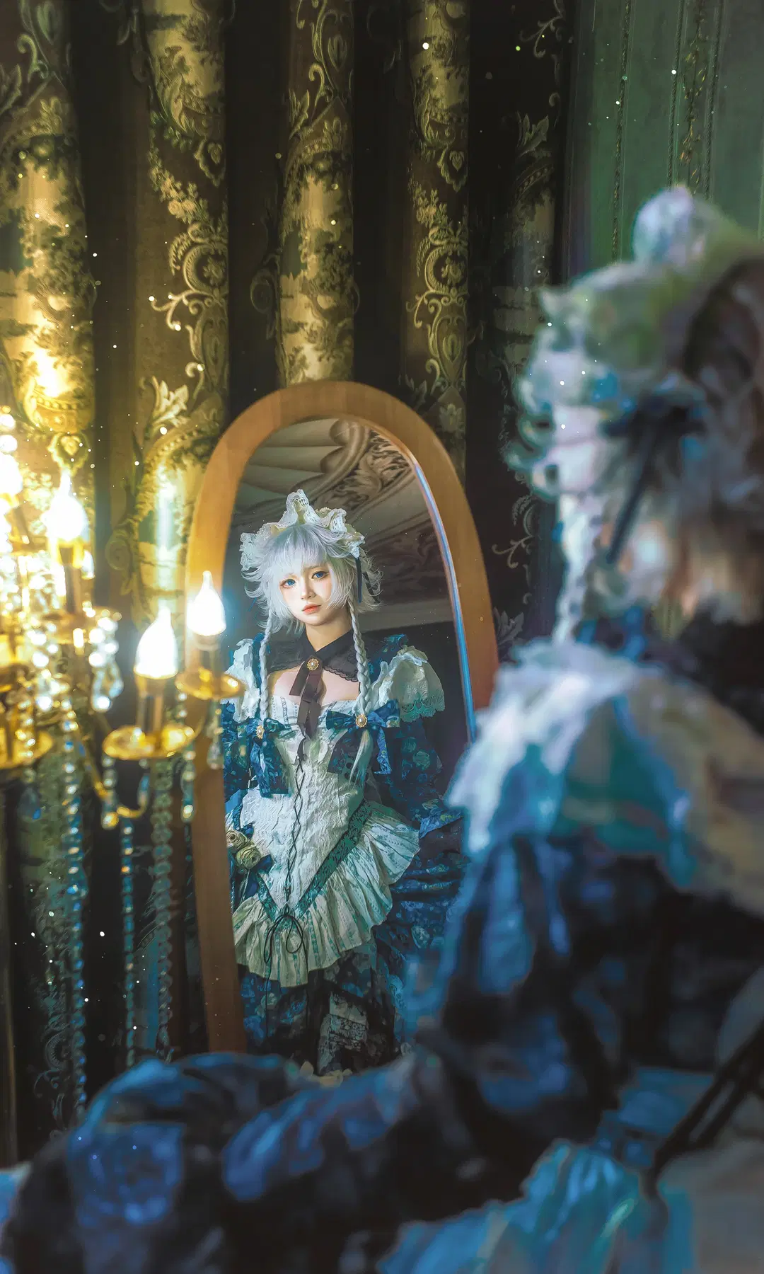 【十六夜咲夜cos】东方Project里的完美女仆长，时间停止下的红魔馆日常 - 君花花 - 第3张