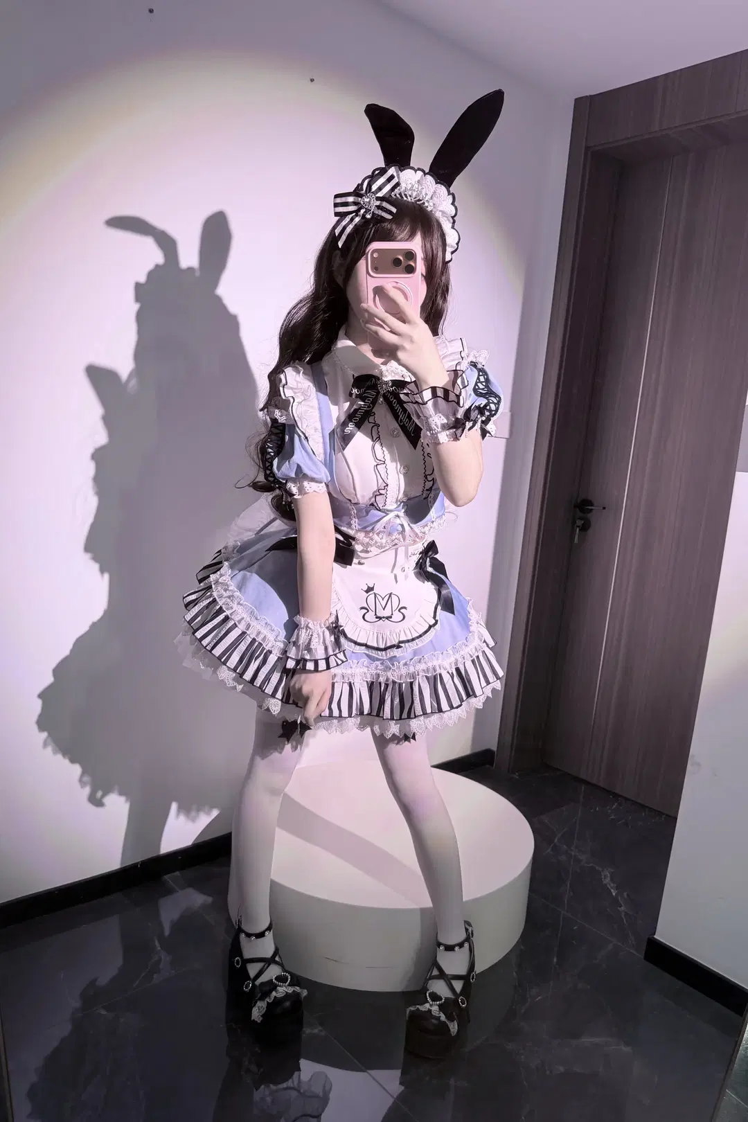 【愛麗絲cos】萬聖節兔耳女僕的甜美穿搭 - 是橘子啊i - 第13張