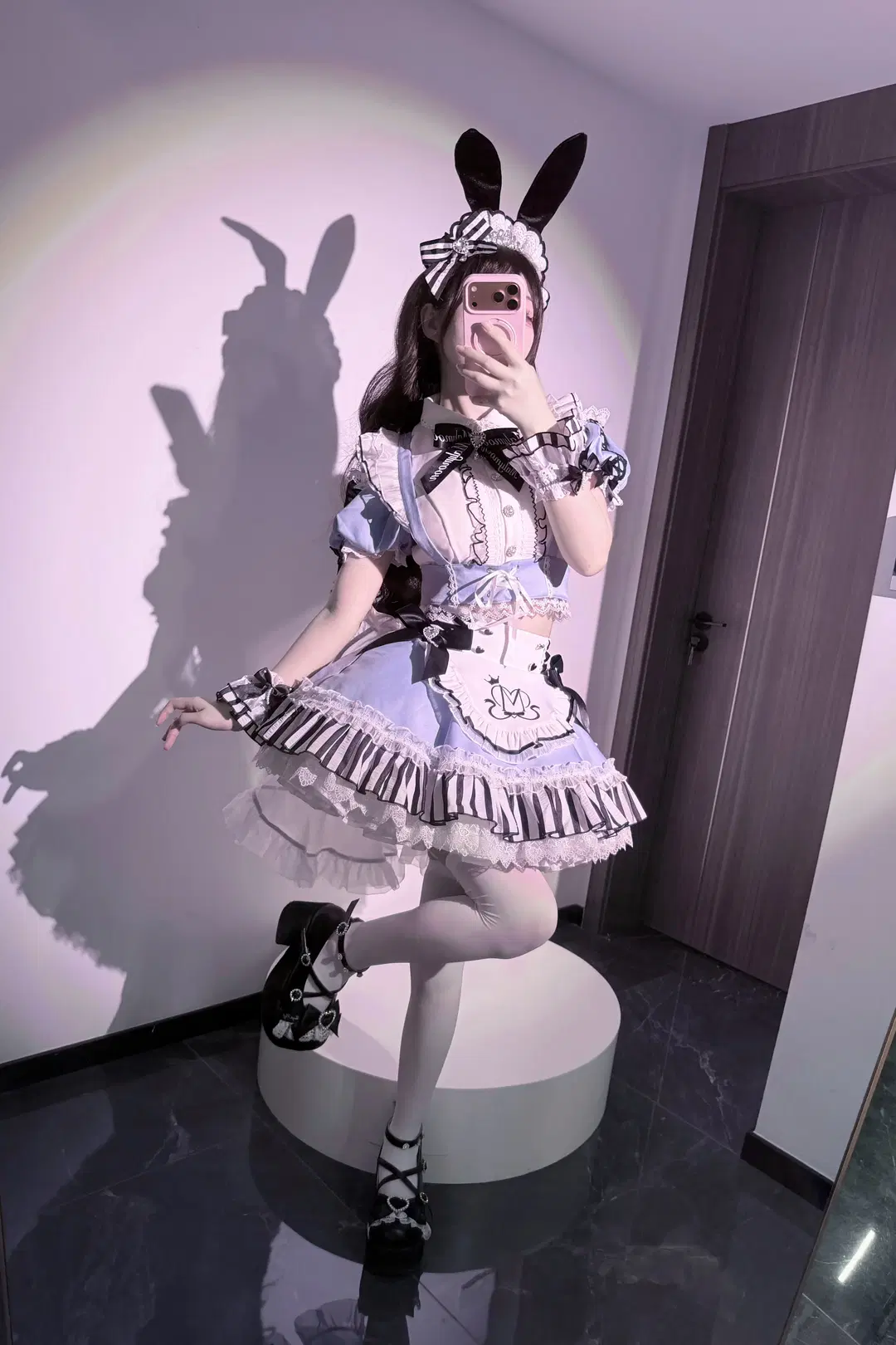 【愛麗絲cos】萬聖節兔耳女僕的甜美穿搭 - 是橘子啊i - 第14張