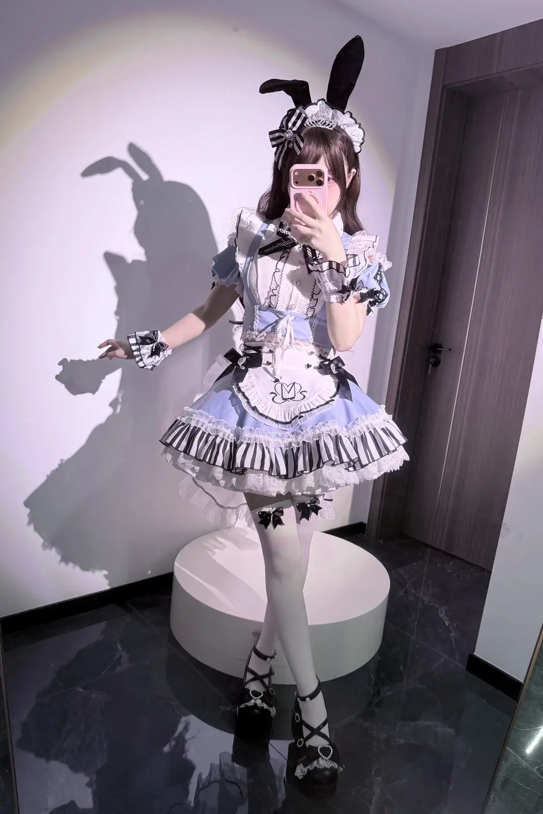 【愛麗絲cos】萬聖節兔耳女僕的甜美穿搭 - 是橘子啊i - 第15張