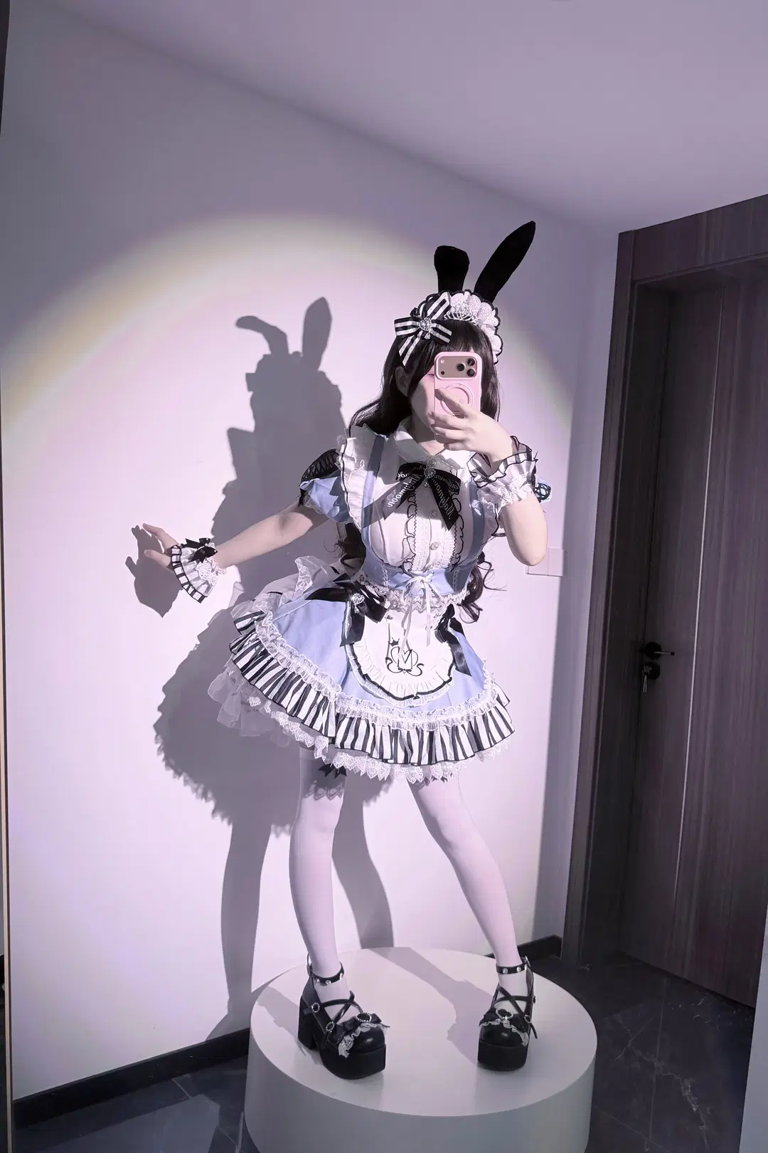 【愛麗絲cos】萬聖節兔耳女僕的甜美穿搭 - 是橘子啊i - 第9張