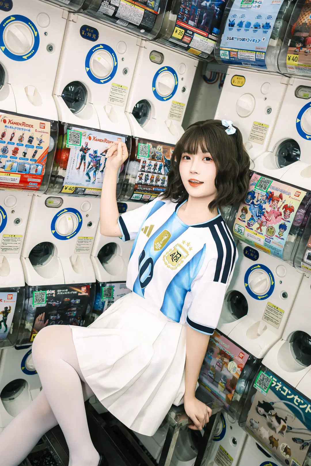 元气少女, 白丝袜, 阿根廷, 球衣穿搭, 动漫城拍照