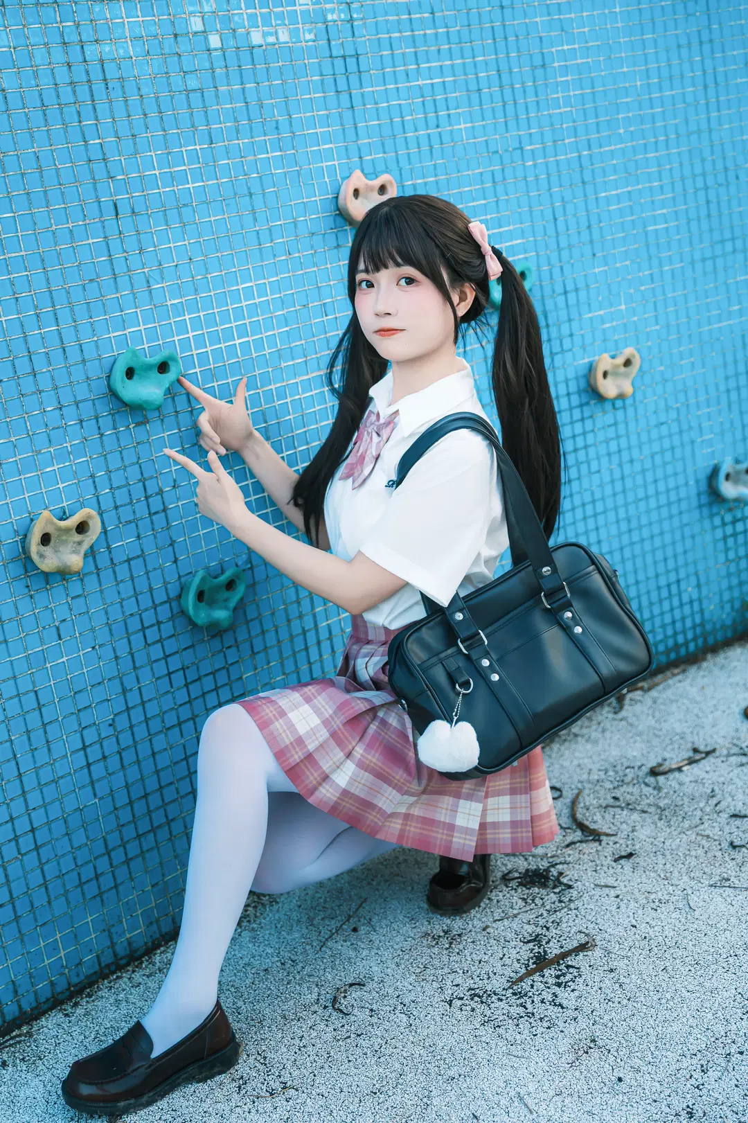 遊樂園裡的JK制服雙馬尾元氣少女 - Vera露露儿__ - 第10張