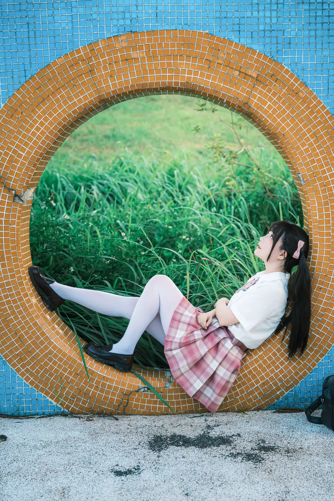 遊樂園裡的JK制服雙馬尾元氣少女 - Vera露露儿__ - 第3張