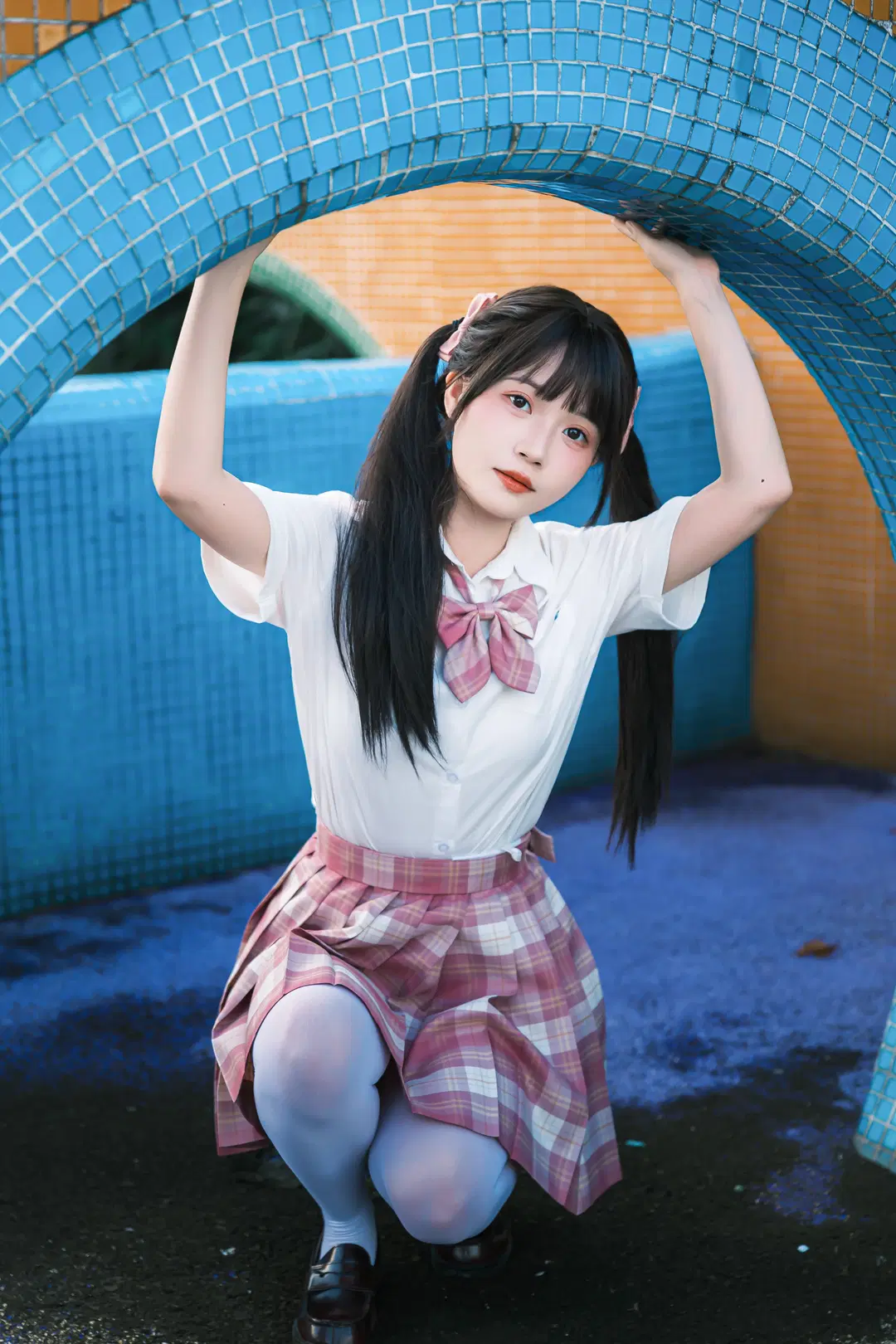 遊樂園裡的JK制服雙馬尾元氣少女 - Vera露露儿__ - 第5張