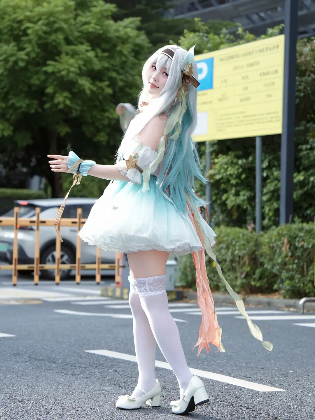 [Firefly cosplay] Honkai: Star Rail Elf Princess Under the Sun Shower by Vera露露儿__ - Image 6