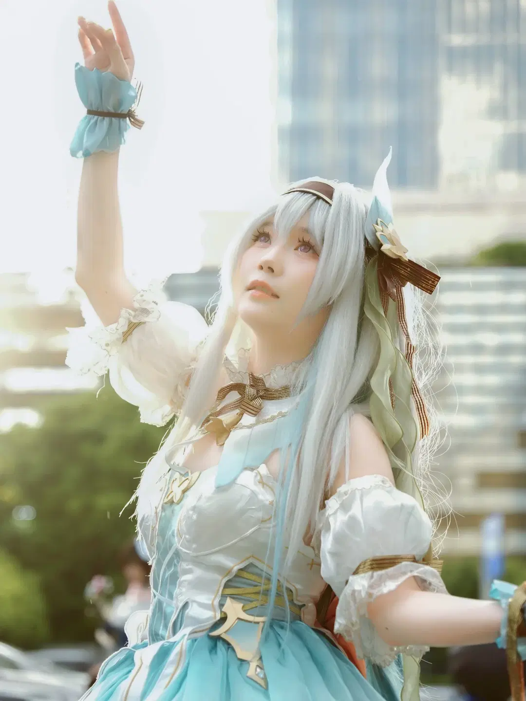 [Firefly cosplay] Honkai: Star Rail Elf Princess Under the Sun Shower by Vera露露儿__ - Image 9