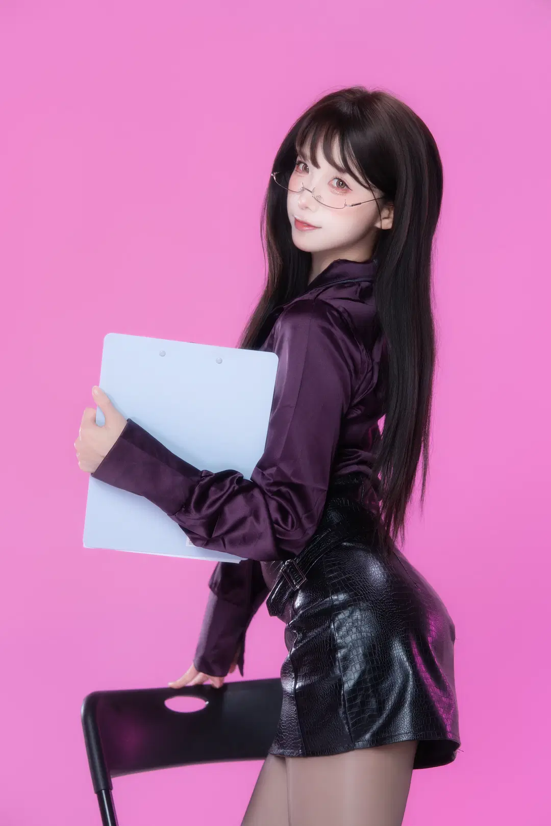 OL制服黑丝高跟，御姐的反差感职场日常 - Vacancy1007 - 第4张
