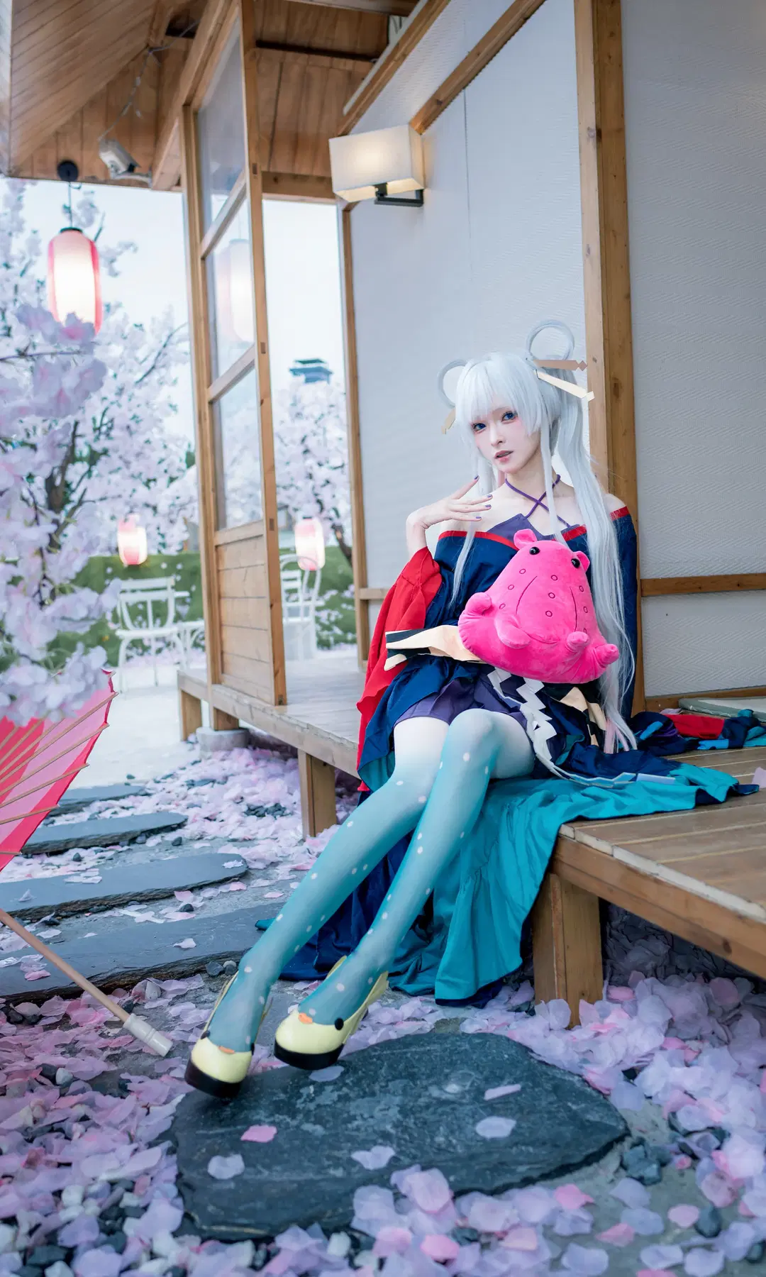 Kaguya-hime cosplay, Cosmic Princess Kaguya!, Sakura cosplay, Yachiyo cosplay, Stockings cosplay