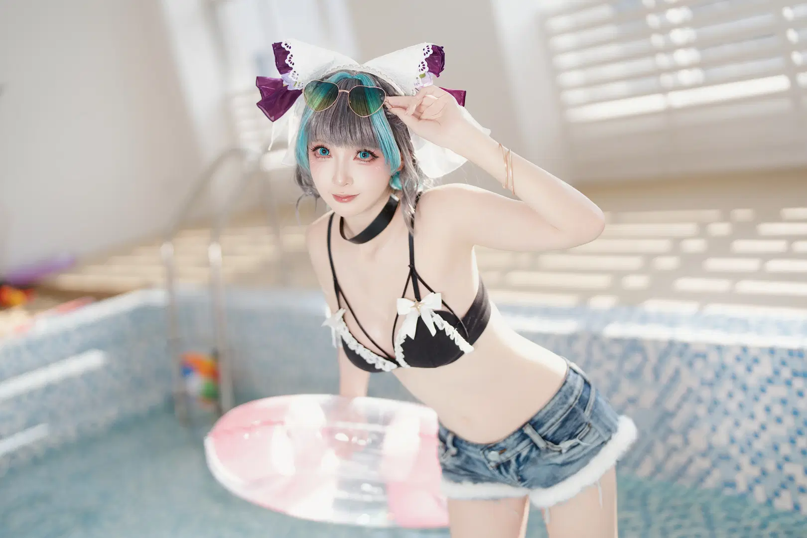 【柴郡cos】碧蓝航线的夏日泳池派对瞬间 - 植物菌 - 第11张