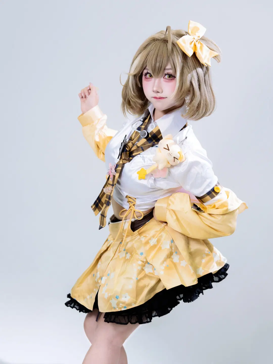 動漫攝影, 二次元cosplay, 假髮造型, nikke, 黃黑配色