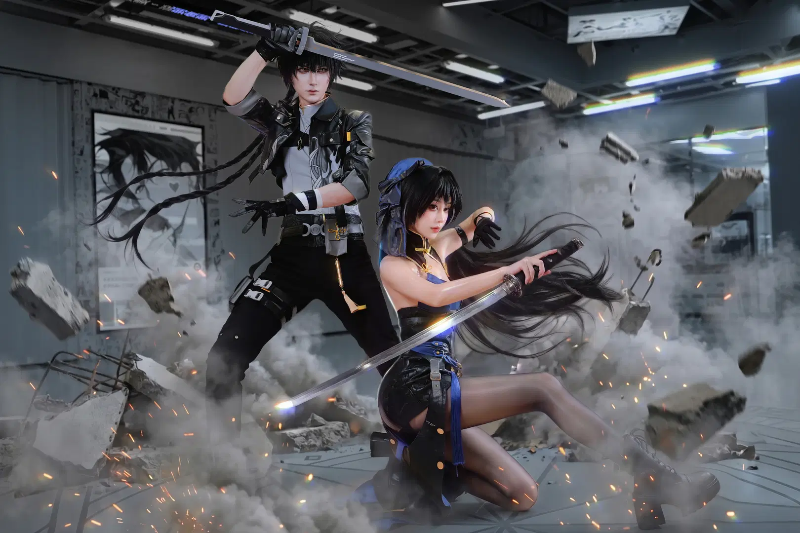 鳴潮, 二次元コスプレ, 秧秧コスプレ, 漂泊者コスプレ, ストッキング