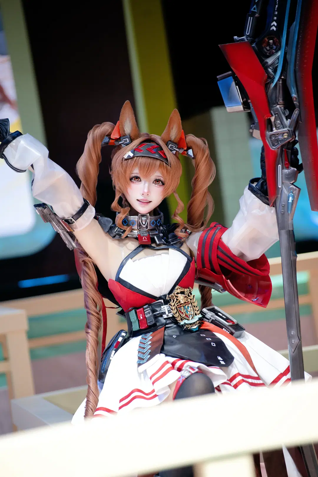 Arknights, Arknights cosplay, Angelina cosplay, Hypergryph Carnival, Stockings