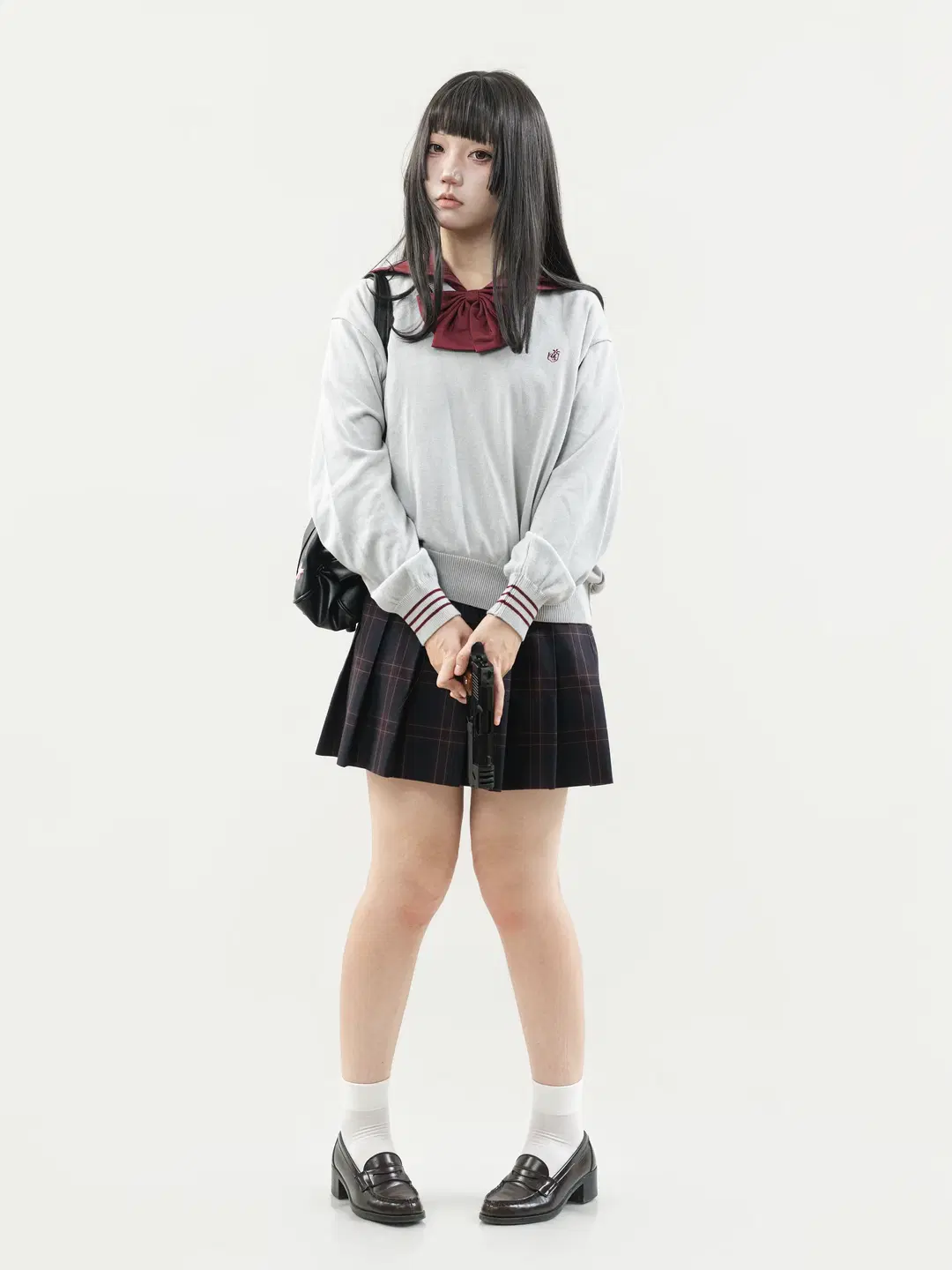 津久野JK制服穿上身，不爱说话的转校生氛围感拉满 - 果七 - 第11张