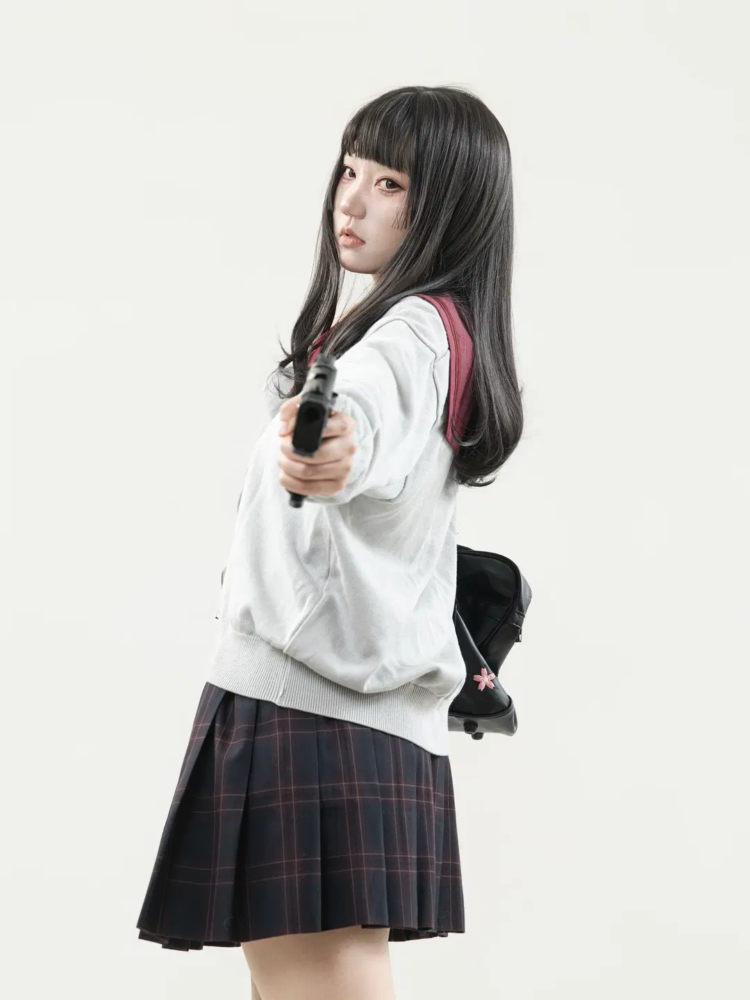 津久野JK制服穿上身，不爱说话的转校生氛围感拉满 - 果七 - 第12张