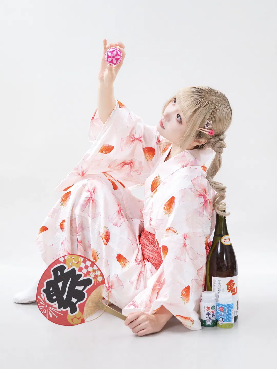 花火大会の浴衣写真、作画参考にも最適な写真のポーズ集 - 果七 - 5枚目