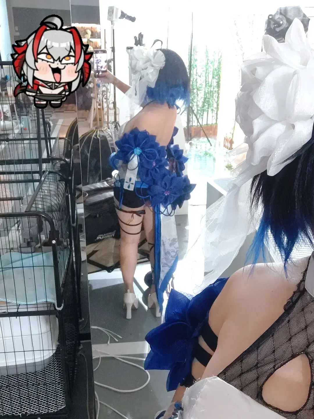 【希儿cos】墨染镜华，古风与幻想的交织 - 壹柒是个脸盲怪 - 第3张