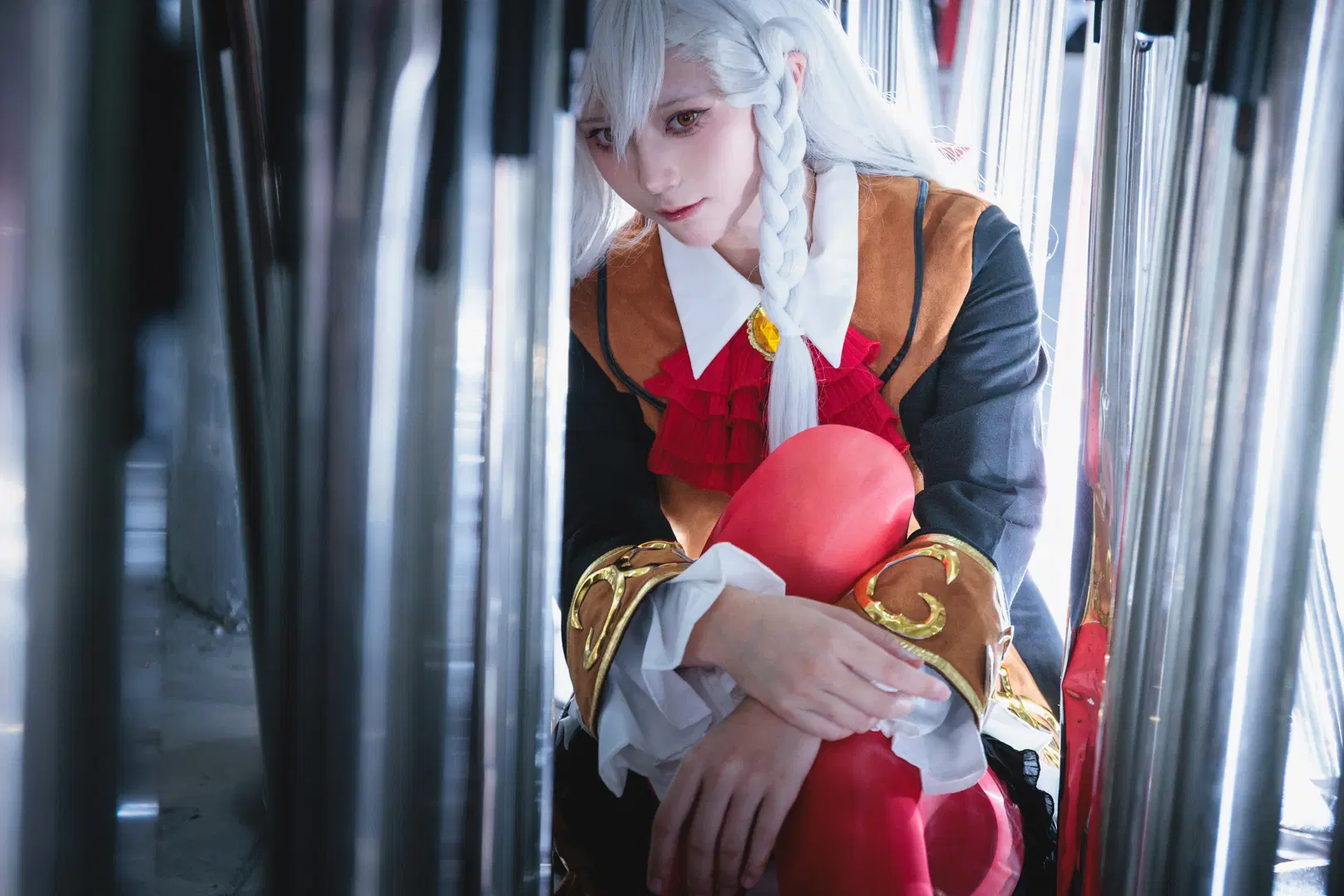 【オルガマリー・アニムスフィア コスプレ】Fate/Grand Orderの所長再現、寒色系インダストリアル風イベント写真 - 終於Still - 11枚目