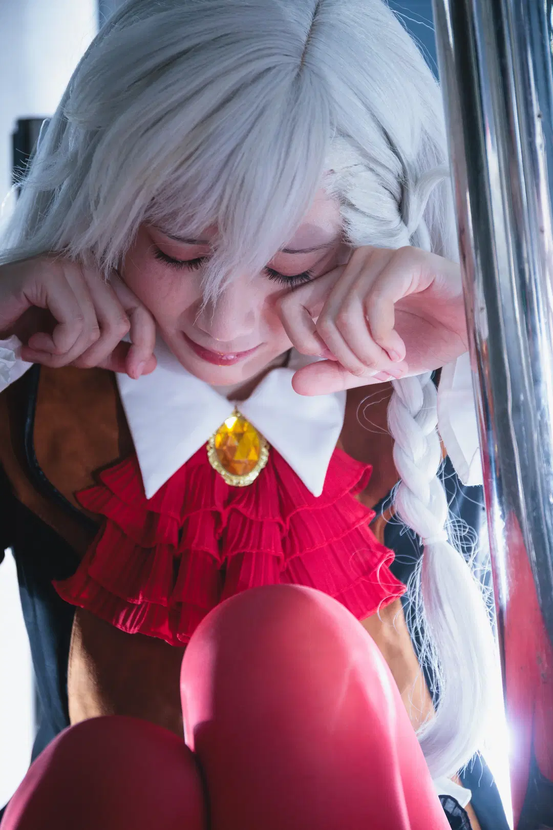 【オルガマリー・アニムスフィア コスプレ】Fate/Grand Orderの所長再現、寒色系インダストリアル風イベント写真 - 終於Still - 12枚目