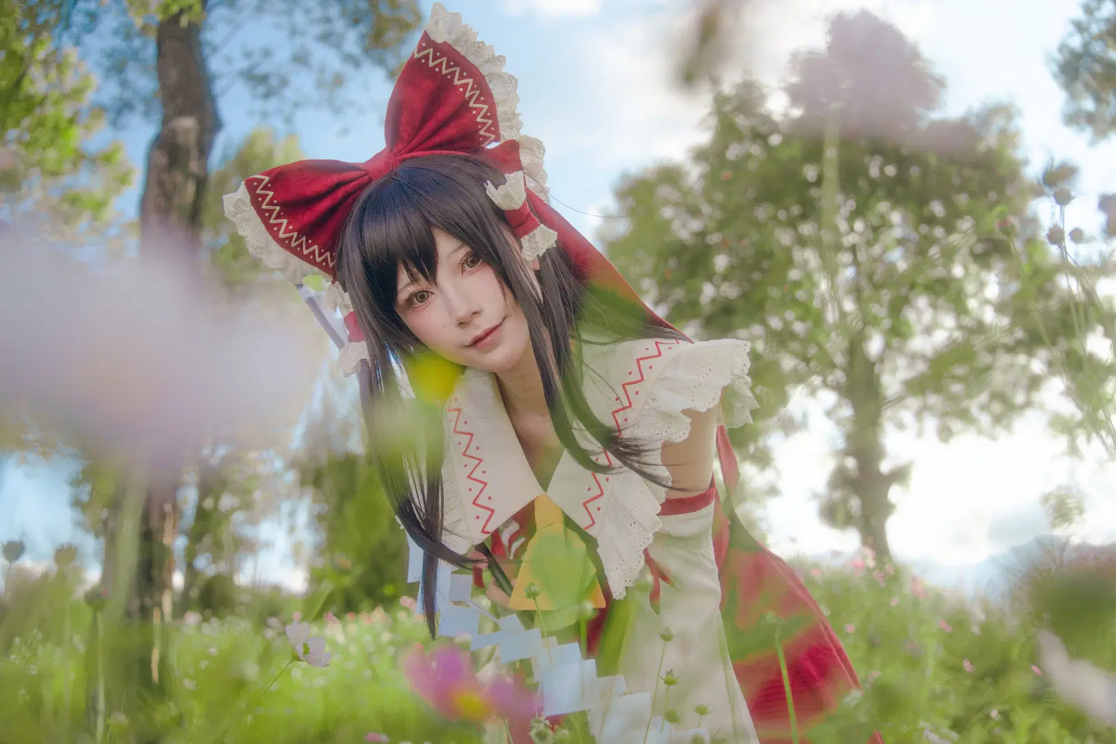 【博丽灵梦cos】在洱海的微风中，做一回乐园的美好巫女 - 終於Still - 第3张