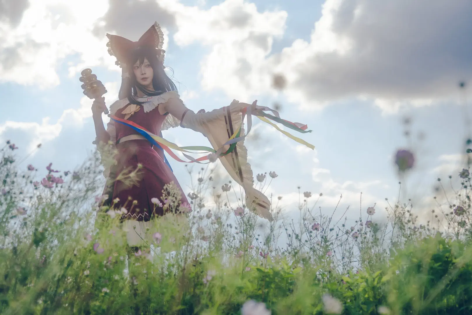 【博丽灵梦cos】在洱海的微风中，做一回乐园的美好巫女 - 終於Still - 第4张