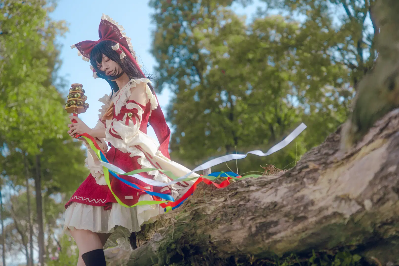 【博丽灵梦cos】在洱海的微风中，做一回乐园的美好巫女 - 終於Still - 第6张