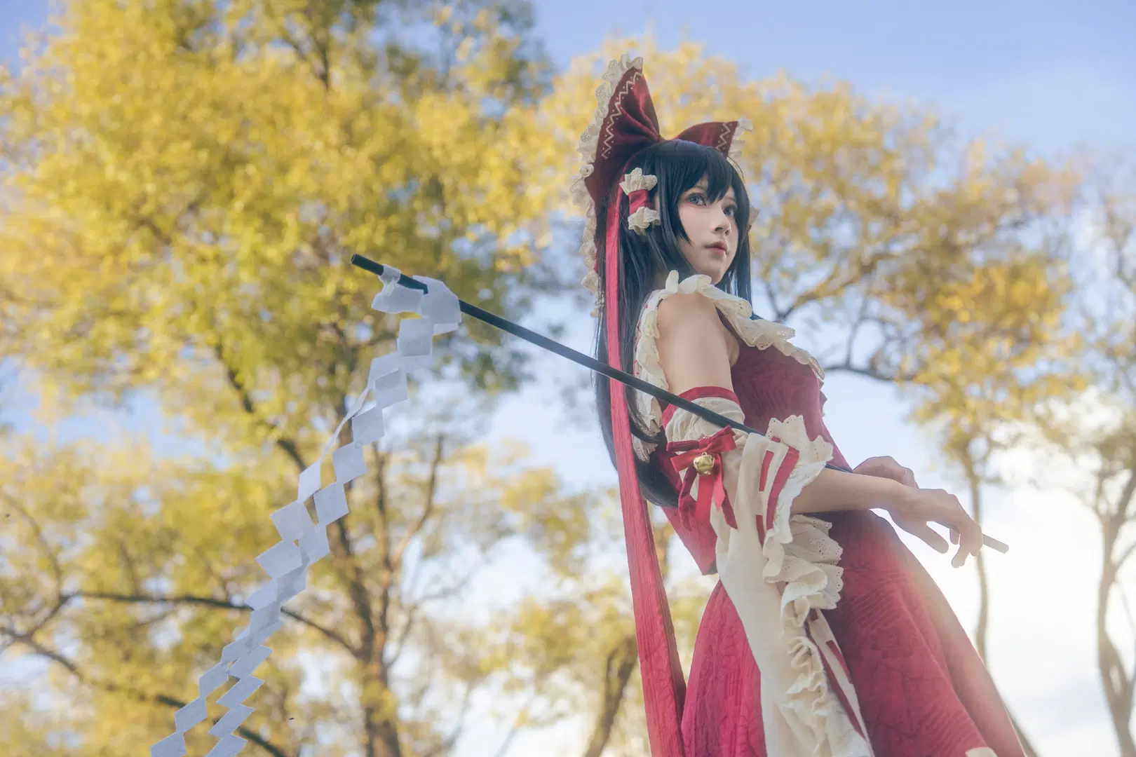 【博丽灵梦cos】在洱海的微风中，做一回乐园的美好巫女 - 終於Still - 第8张