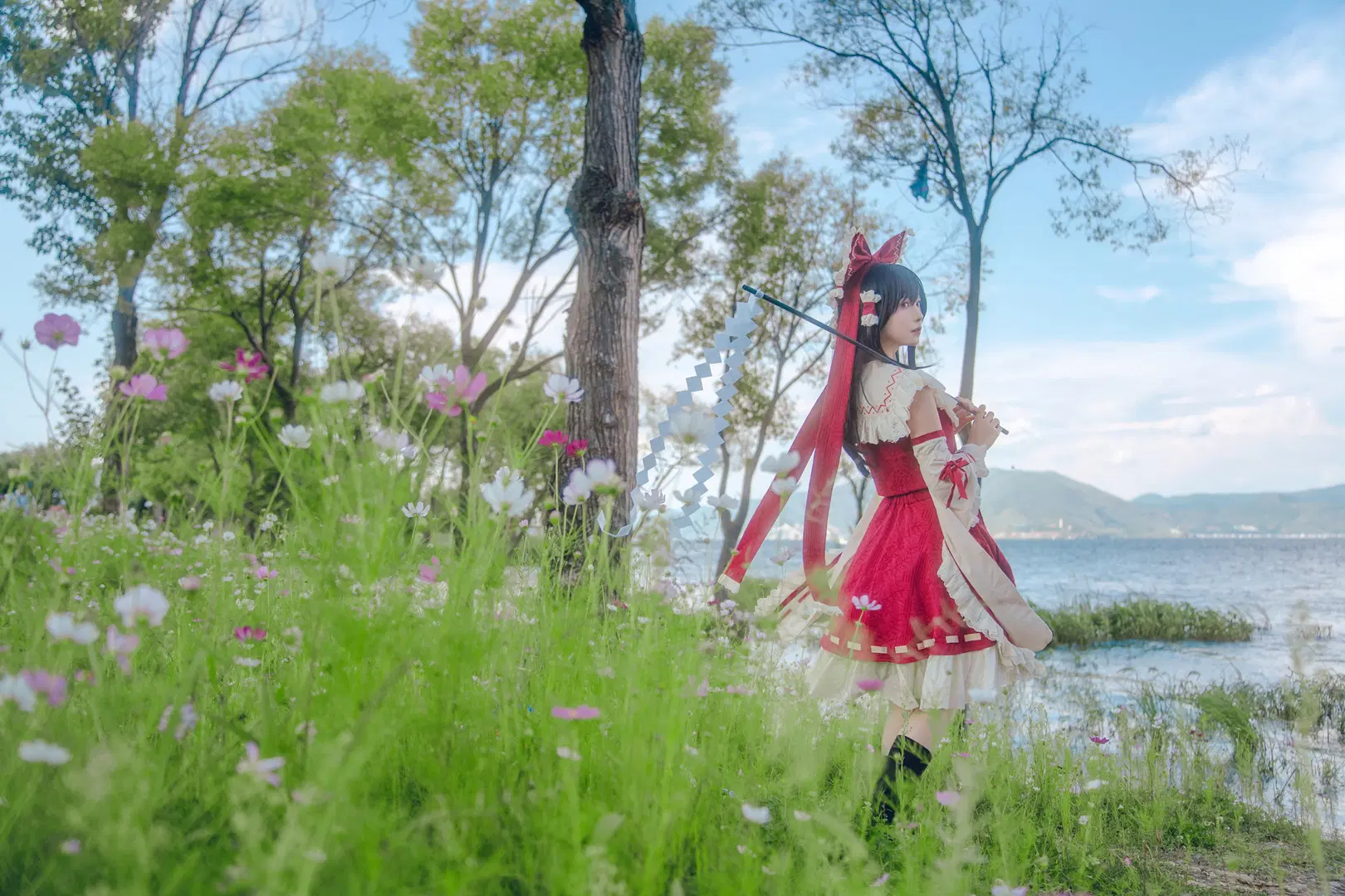 【博丽灵梦cos】博丽神社演舞奉纳神事，牵起传统与梦的桥梁