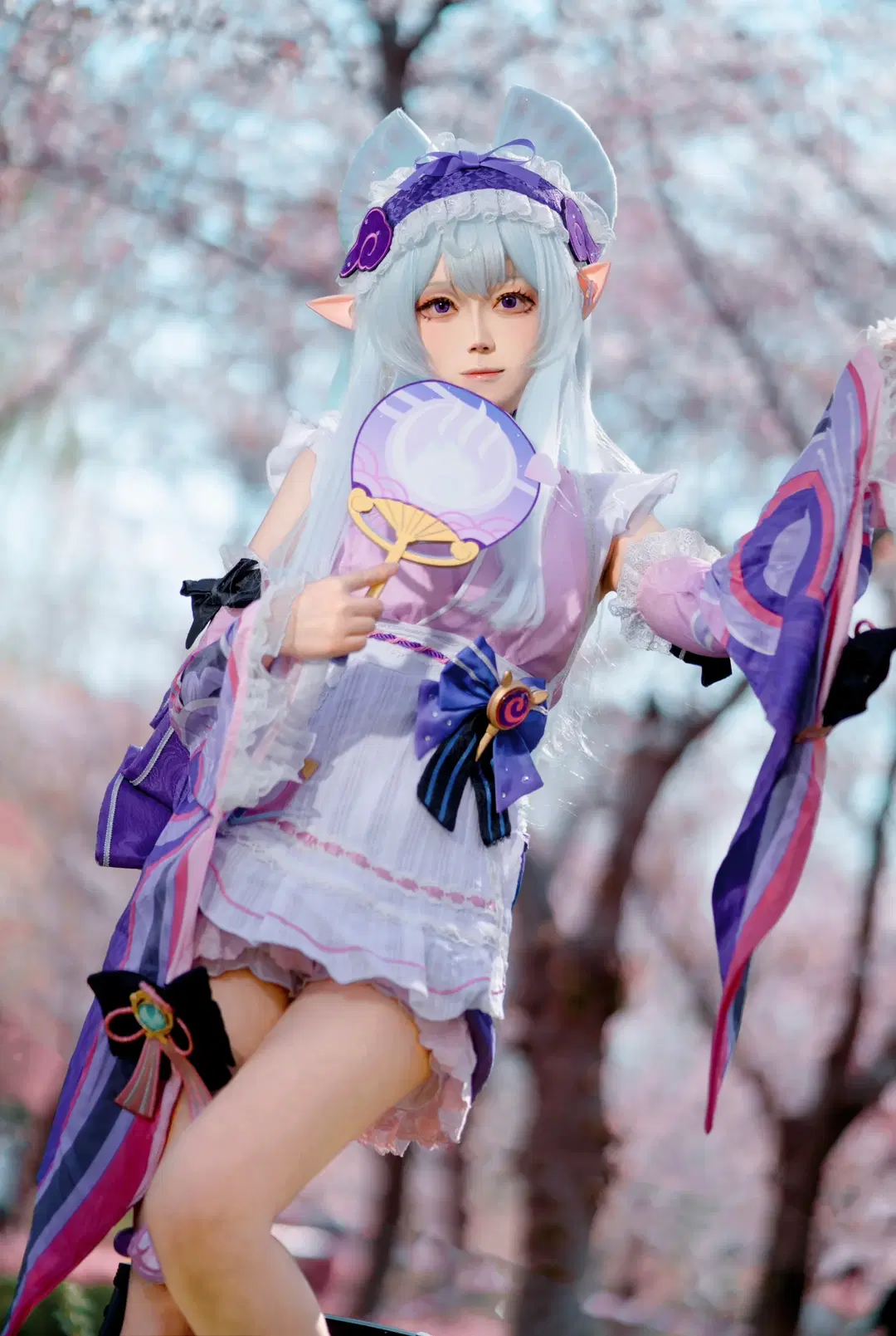 原神, 和风cos, 玉渊潭樱花, 梦见月瑞希cos, 春日外景cos