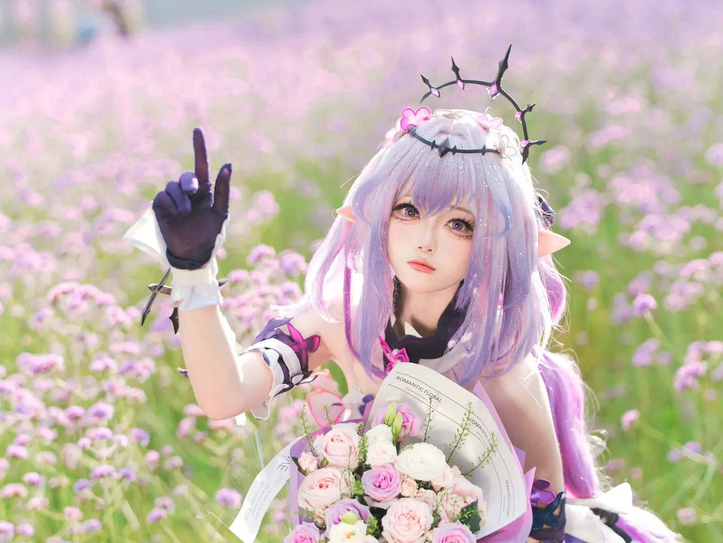 cosplay, 二次元摄影, 崩坏星穹铁道, 遐蝶cos, 花海拍照