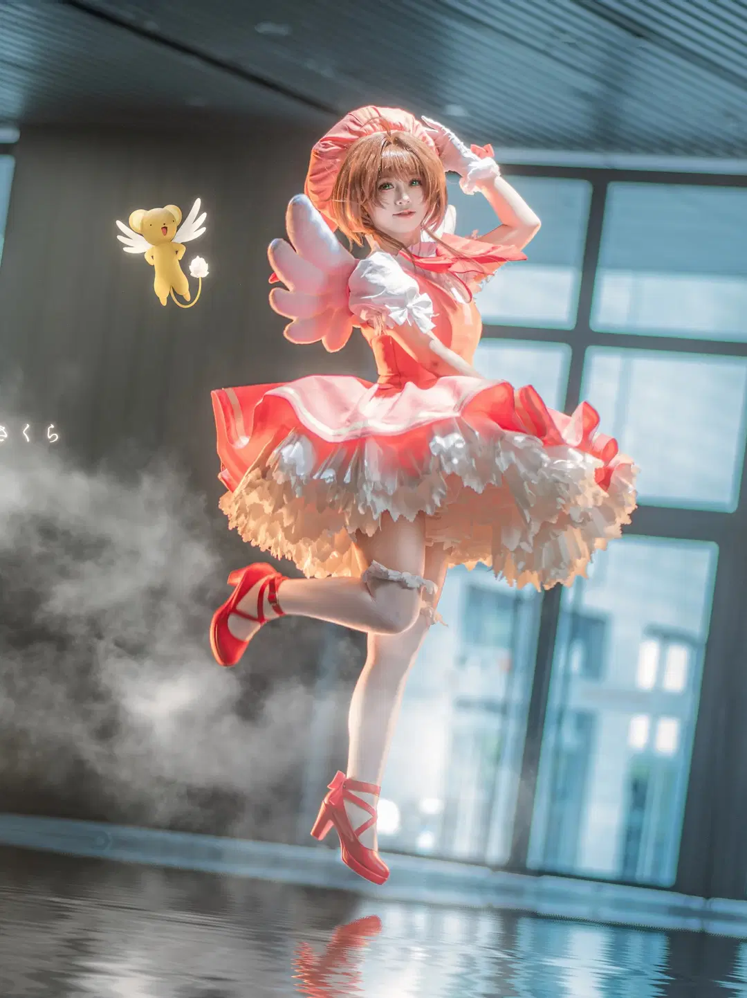 【木之本樱cos】魔卡少女樱进阶动作与悬浮拍摄分享 - 轩叉子 - 第4张