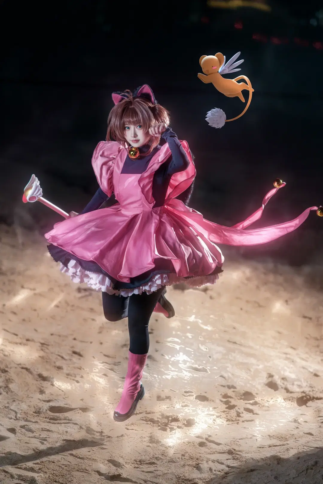 【木之本樱cos】魔卡少女樱进阶动作与悬浮拍摄分享 - 轩叉子 - 第7张