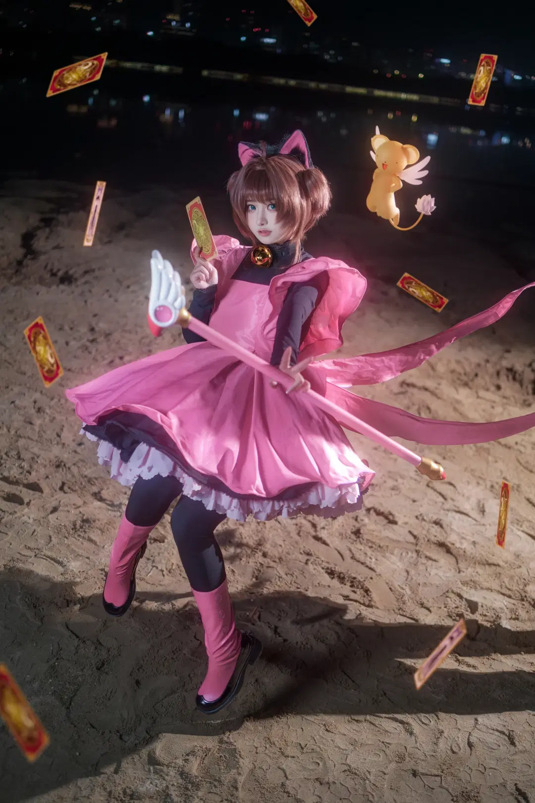 【木之本樱cos】魔卡少女樱进阶动作与悬浮拍摄分享 - 轩叉子 - 第8张