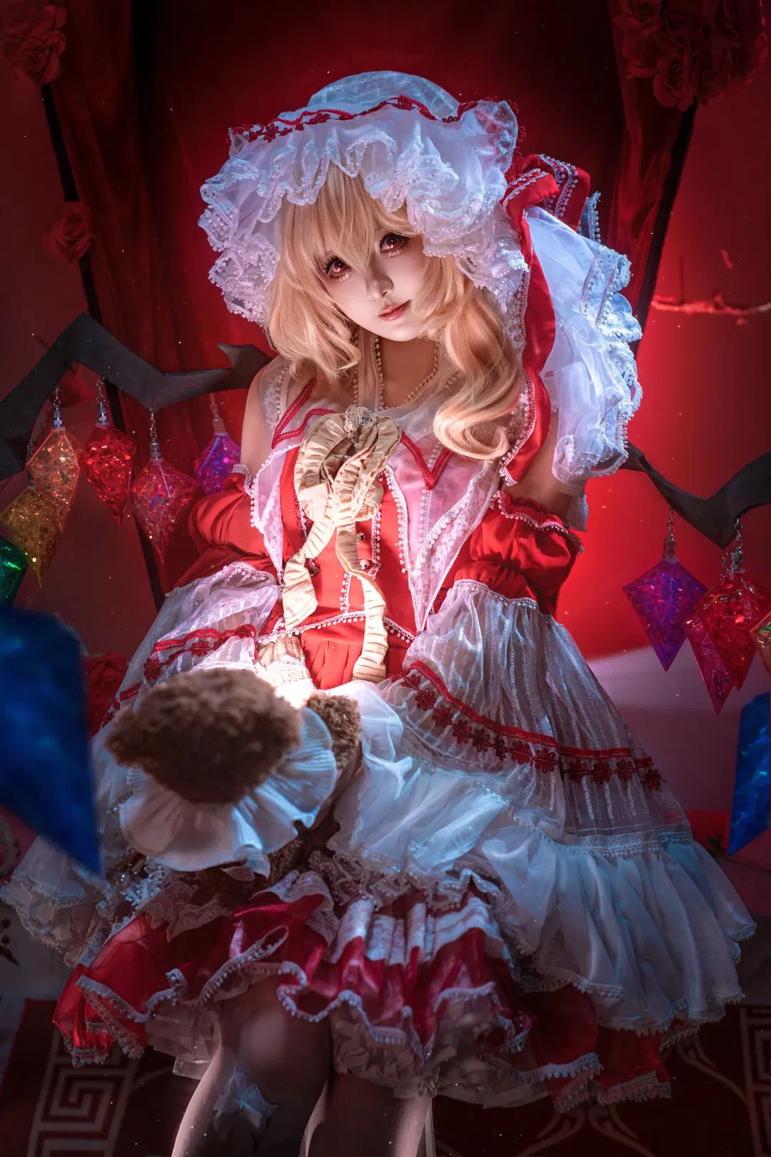二次元摄影, 东方project, 红魔馆, 芙兰朵露cos, 哥特洛丽塔
