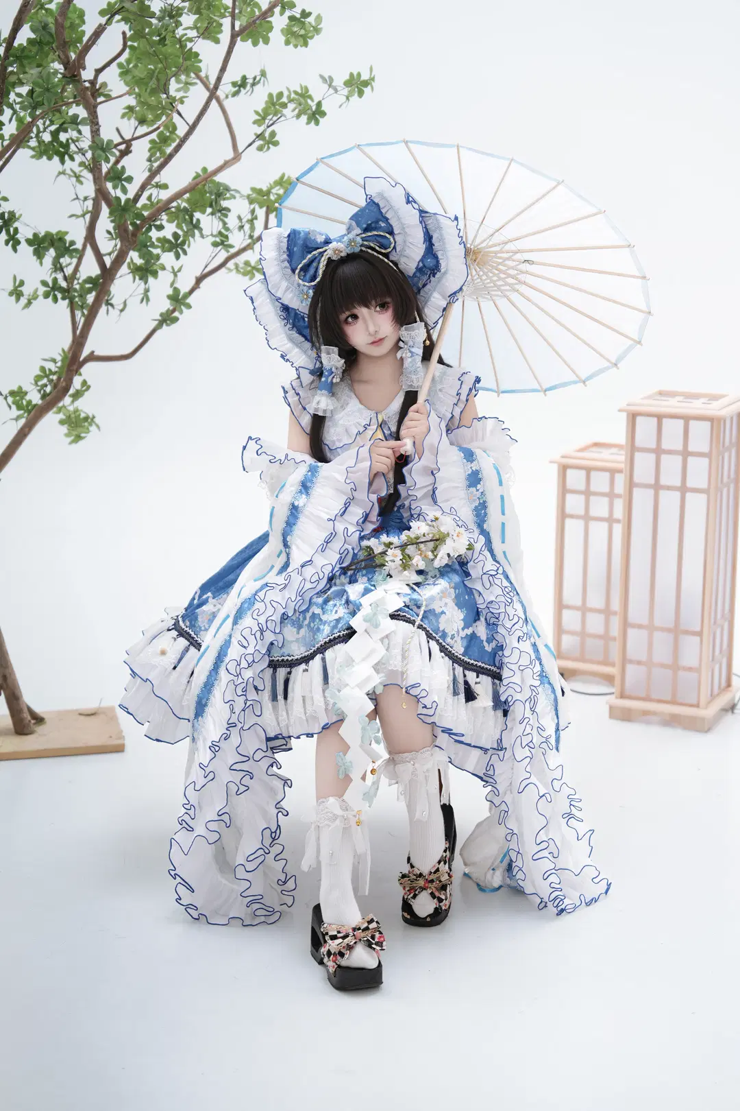 【博麗靈夢cos】東方project青靈夢二設棚拍 - 轩叉子 - 第2張