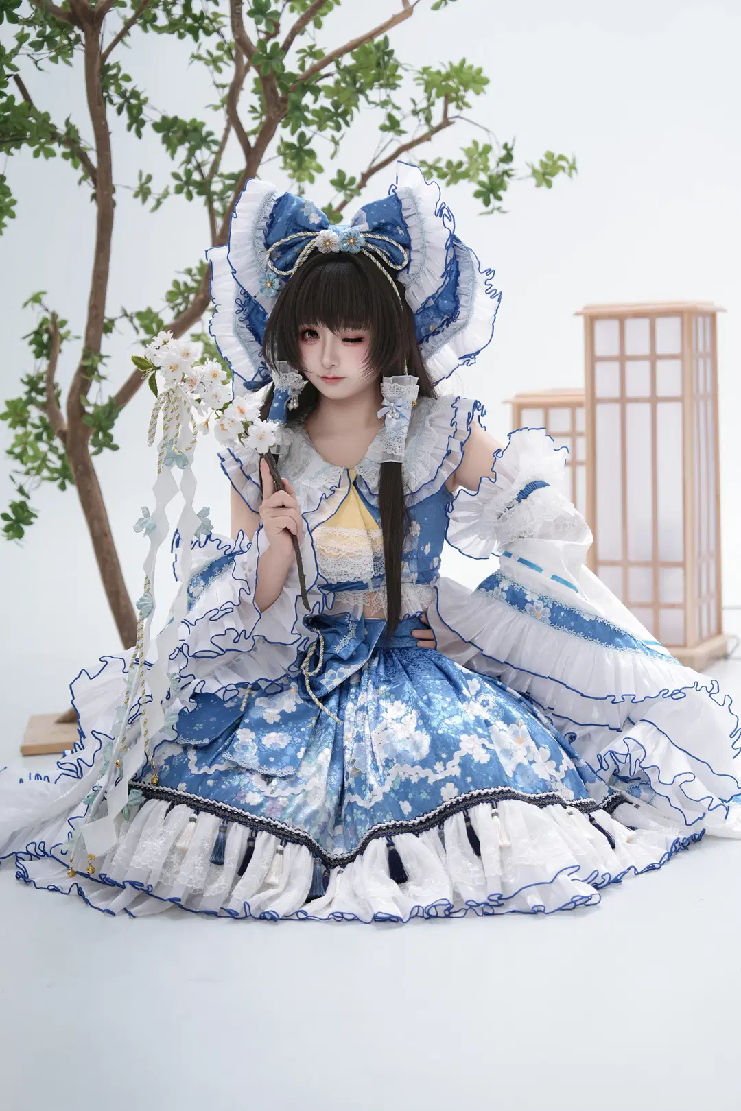 【博麗靈夢cos】東方project青靈夢二設棚拍 - 轩叉子 - 第4張