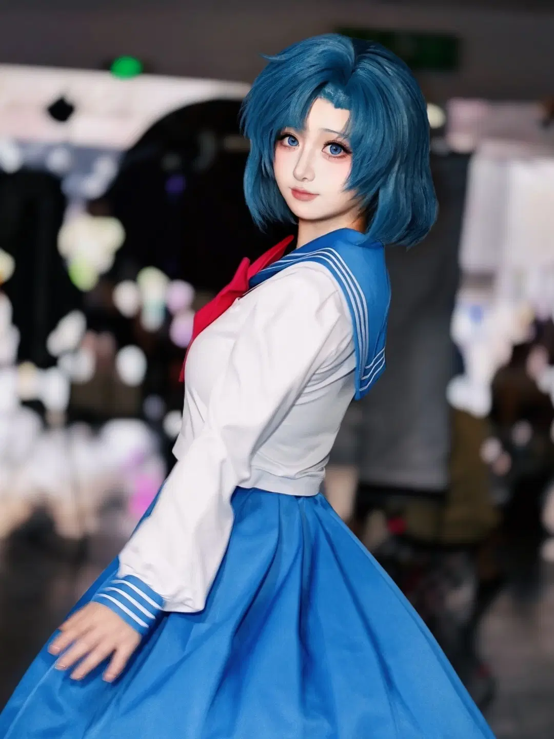 [Ami Mizuno cosplay] Sailor Moon: Casual Sailor Mercury Convention Photos by 轩叉子 - Image 2