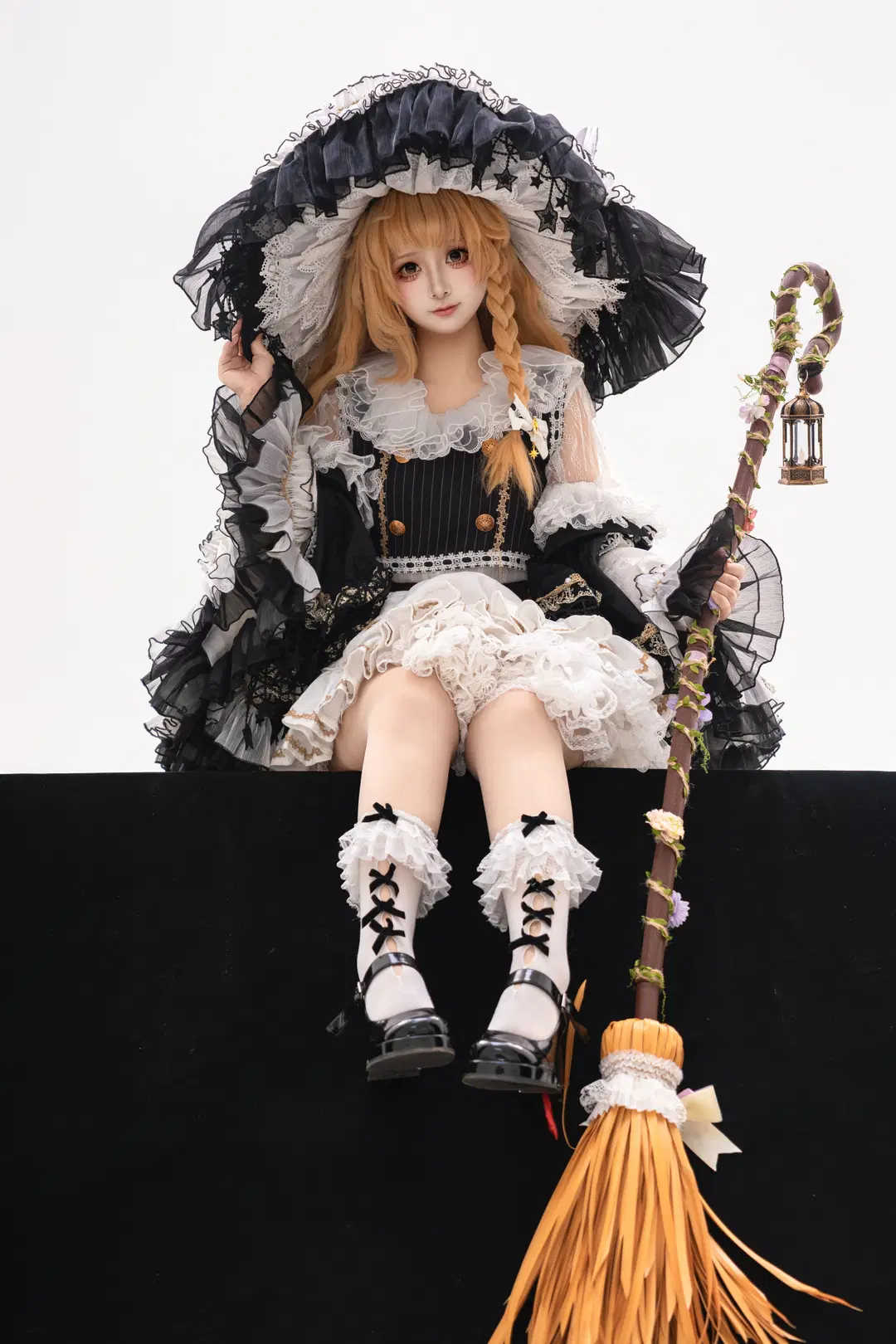 【魔理沙cos】东方project黑白魔法使的奇幻日常